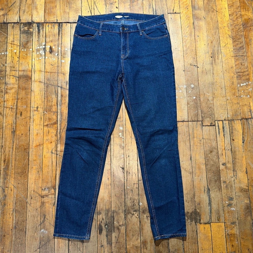 Old Navy Jeans Women's Size 10 Blue Denim Medium Wash Mid Rise Super Skinny